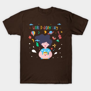 World Book Day Girl Loves Book T-Shirt